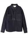 Cotton Denim Jacket Navy - VALENTINO - BALAAN 2