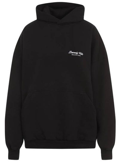 Beverly Hills Embroidered Hoodie Black - BALENCIAGA - BALAAN 2