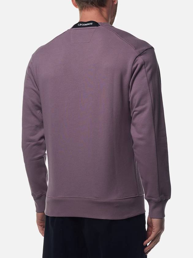 Diagonal Raised Fleece Lens Sweatshirt Purple - CP COMPANY - BALAAN 7