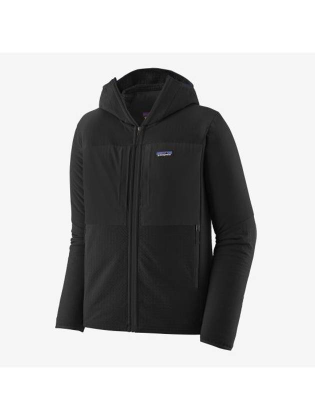 R2 TechFace Zip Up Hoodie Black - PATAGONIA - BALAAN 1