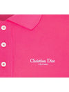 Couture Polo Shirt Fluorescent Pink - DIOR - BALAAN 3