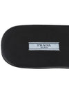 Silk Stain Travel Slippers Black - PRADA - BALAAN 9