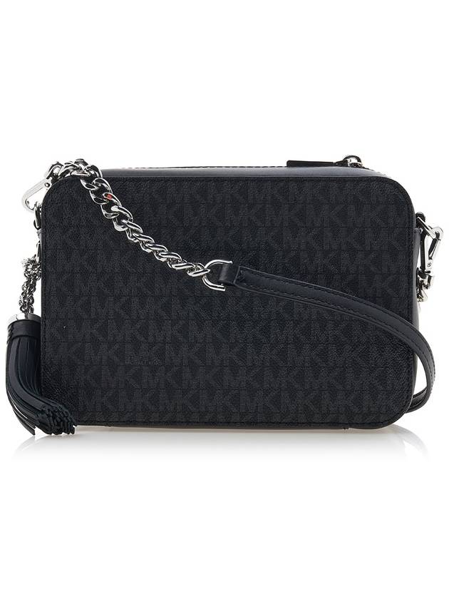 Ginny Medium Logo Cross Bag Black - MICHAEL KORS - BALAAN 4