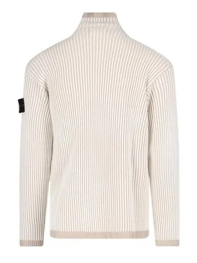 Vanish Ribbed Knit Top Beige - STONE ISLAND - BALAAN 10