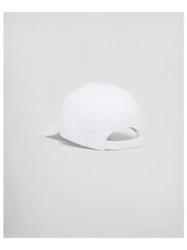 Drill Ball Cap White - PRADA - BALAAN 5