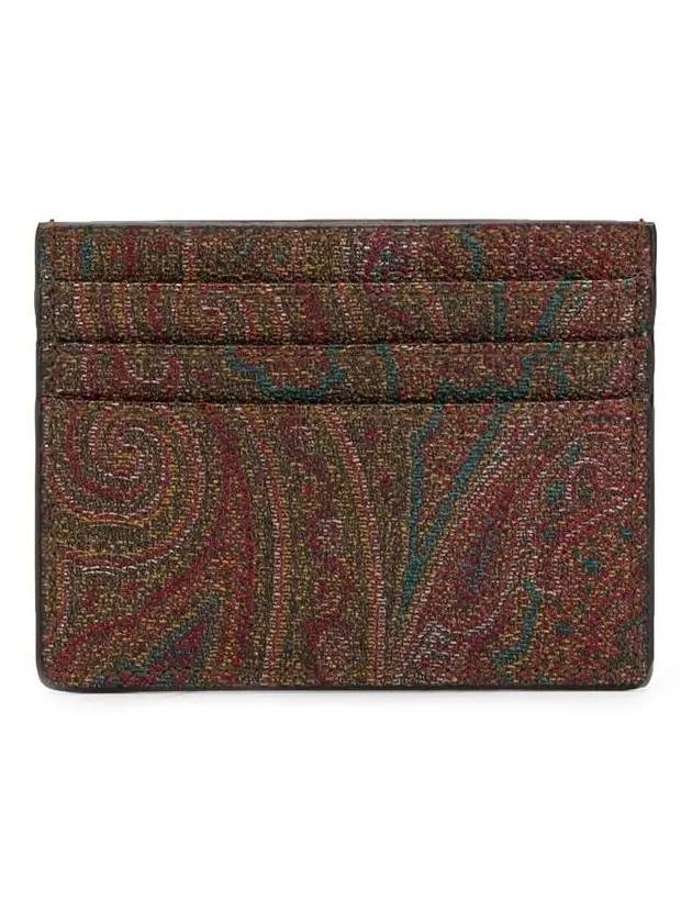 Paisley Card Wallet Brown - ETRO - BALAAN 4