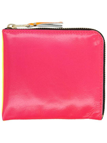 Comme Des Garçons Super Fluo Small Zip Coin Wallet - COMME DES GARCONS - BALAAN 1