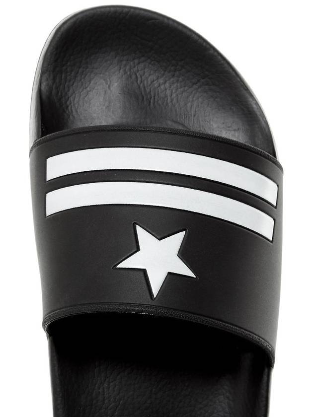 Star Line Slippers Black - GIVENCHY - BALAAN 4