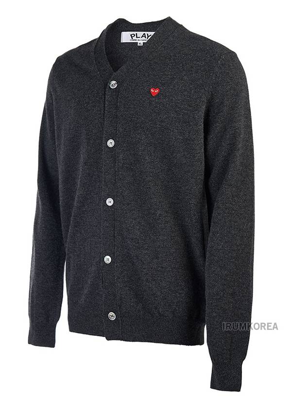 Heart Waffen Cardigan AX N080 051 2 GRAY - COMME DES GARCONS - BALAAN 2