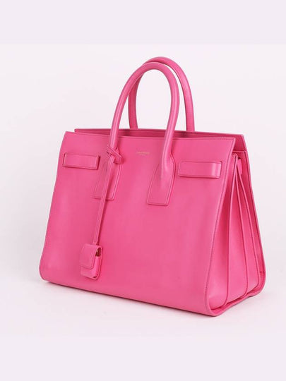 Sag de Jour hot pink small tote and shoulder bag 324823 - SAINT LAURENT - BALAAN 2