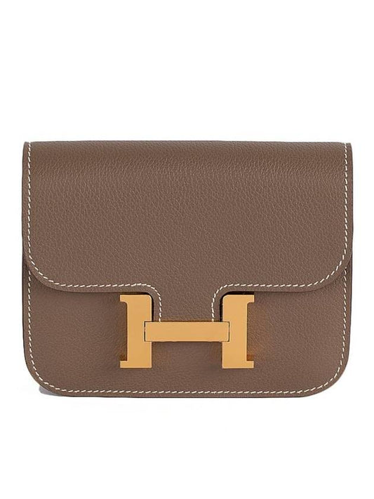 Constance Slim Compact Half Wallet Etope - HERMES - BALAAN 1