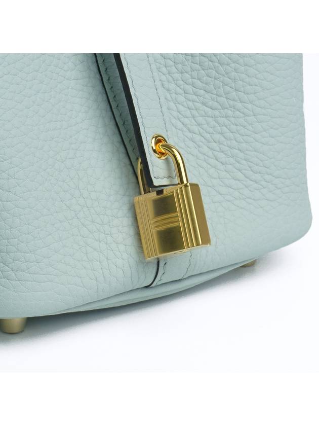 Picotin Lock 18 Tote Bag Blue Pale - HERMES - BALAAN 7