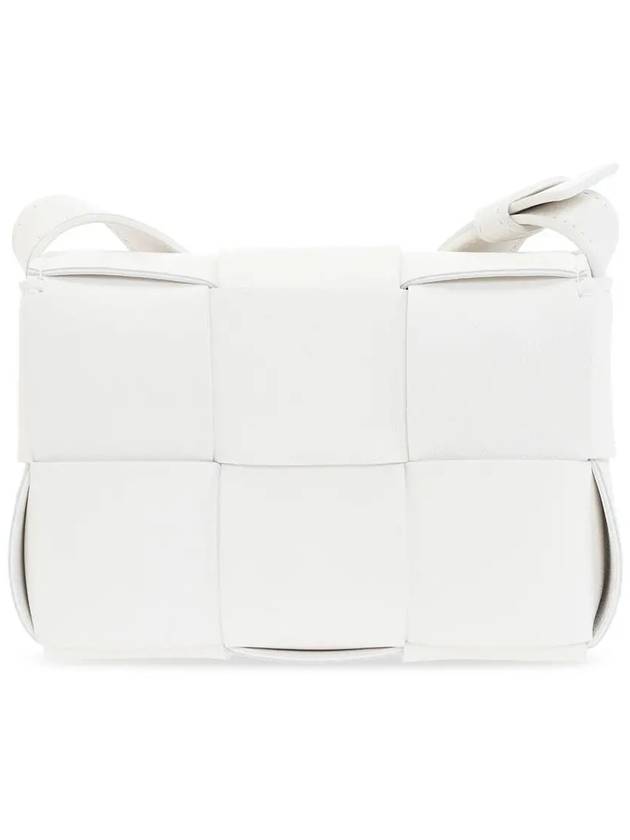 Intrecciato Cassette Small Cross Bag White - BOTTEGA VENETA - BALAAN 4