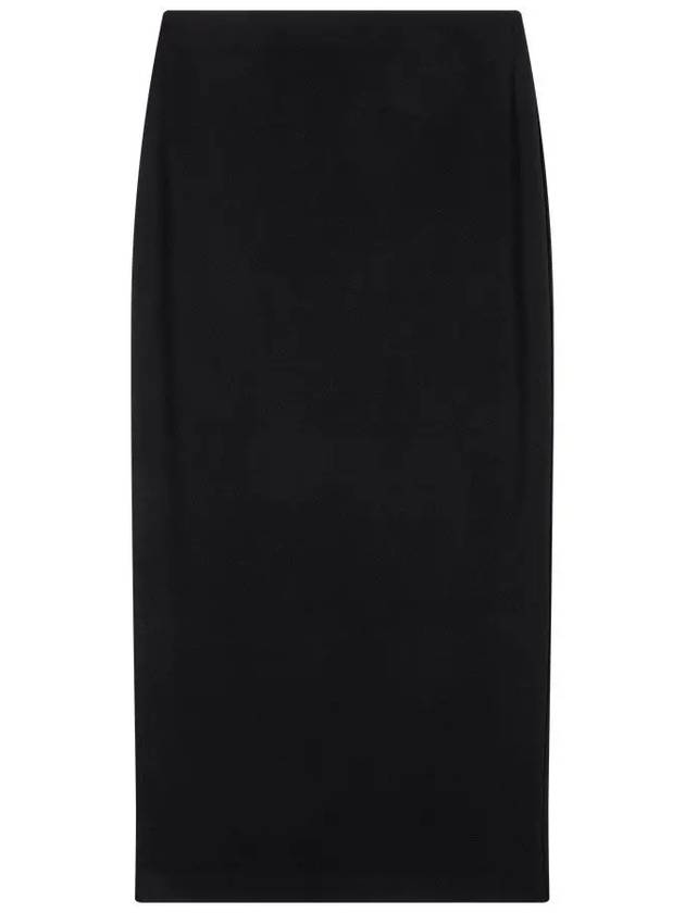 Poly Spandex Back Opening H Line Skirt - RS9SEOUL - BALAAN 3