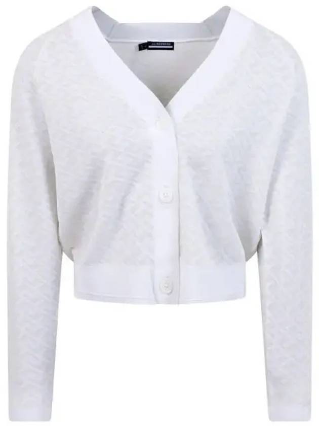 Women's Hanna Knit Cardigan White - J.LINDEBERG - BALAAN 2