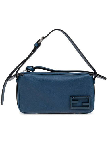 Simply Mini Leather Shoulder Bag Blue - FENDI - BALAAN 1