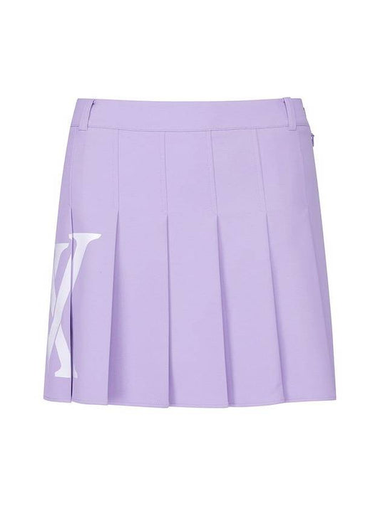 WOMEN BIGLOGO PLEATS MIDDLE LONG SKIRTLV - ANEWGOLF - BALAAN 1