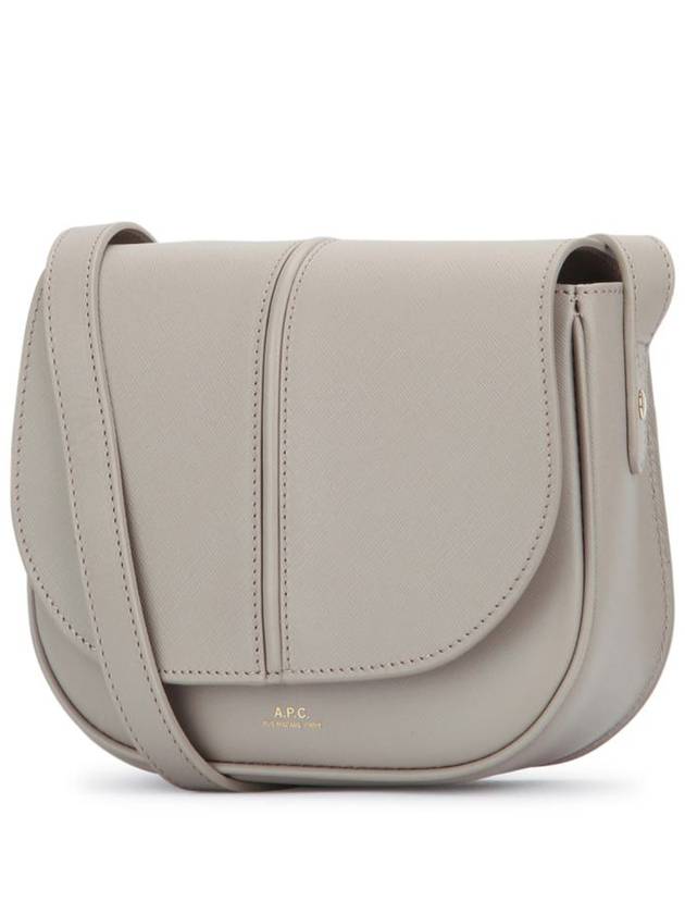 Betty Saffiano Cross Bag Grey - A.P.C. - BALAAN 3