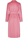 CLES Belted Wool Coat Pink 2426016021 070 - MAX MARA - BALAAN 3