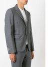 Gamma Blue Button Blazer Jacket Gray - MONCLER - BALAAN 4