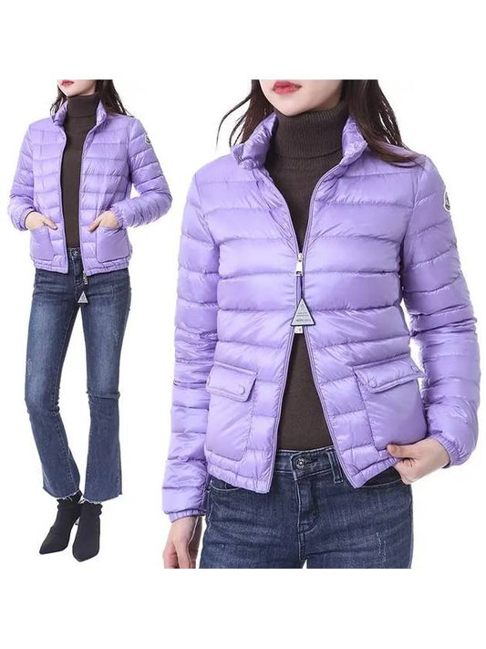 Lans Lightweight Short Padding Lavender Purple - MONCLER - BALAAN.