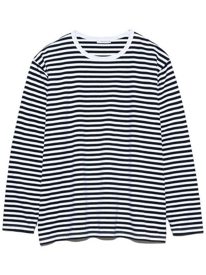 Coolmax Striped Jersey Long Sleeve T Shirt Black White - NANAMICA - BALAAN 2