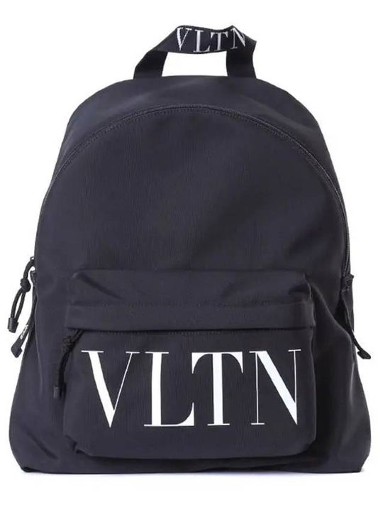 VLTN Nylon Backpack Black - VALENTINO - BALAAN 2