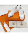 Bouncing Low Top Sneakers White - HERMES - BALAAN 8