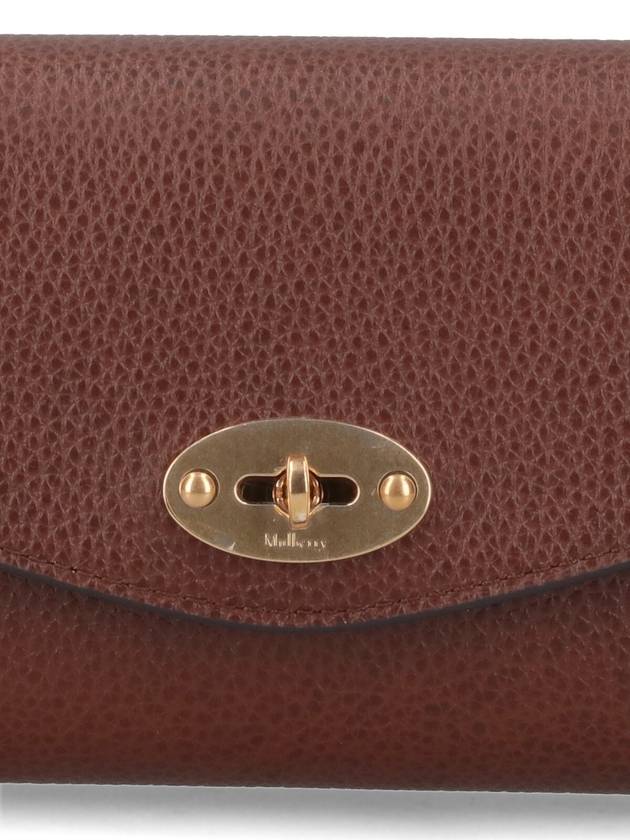 Darley Medium Leather Card Wallet Oak - MULBERRY - BALAAN 5