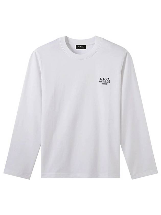 Men's Oliver Logo Long Sleeve T-Shirt White - A.P.C. - BALAAN 2