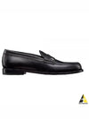 Granville Oblique Leather Loafer Black - DIOR - BALAAN 2