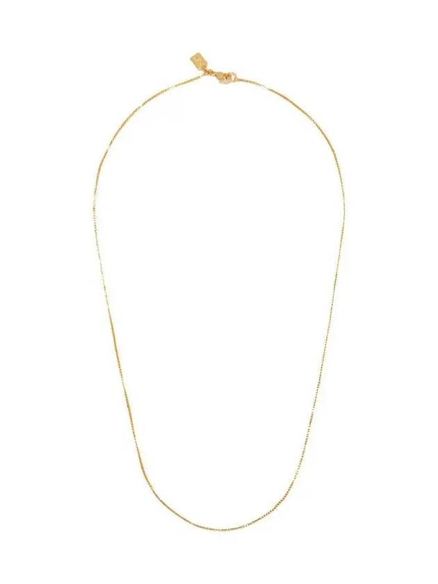 24SS box chain necklace gold BOXCHAIN50 - CRYSTAL HAZE - BALAAN 1