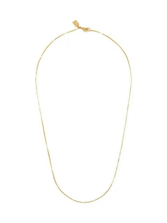 24SS box chain necklace gold BOXCHAIN50 - CRYSTAL HAZE - BALAAN 1