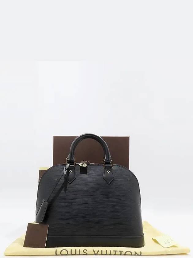 M40302 Noir Color Epi Leather Alma PM Tote Bag - LOUIS VUITTON - BALAAN 1