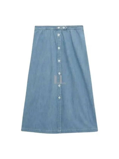 High Rise Denim A-line Skirt Blue - A.P.C. - BALAAN 2