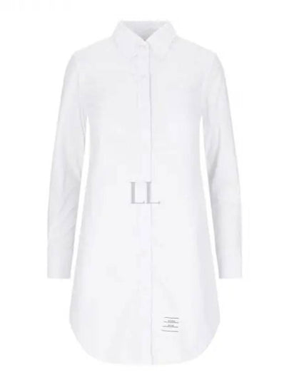 RWB Cotton Shirt Dress White - THOM BROWNE - BALAAN 2