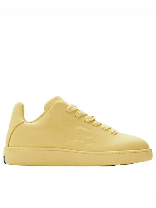 Bubble Leather Low-Top Sneakers Yellow - BURBERRY - BALAAN 2