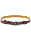 24SS Women's Bold V Logo Belt 4W0T0SJ0 FZC WTQ 24S - VALENTINO - BALAAN 3