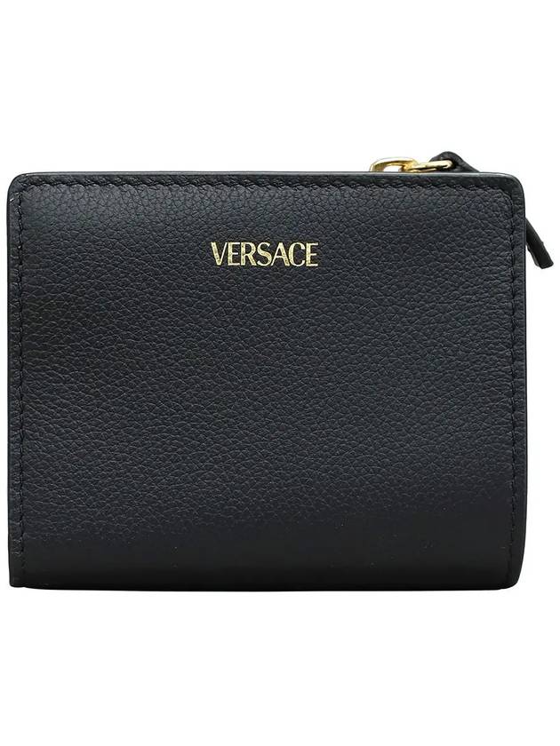 Medusa Plaque Card Holder Black - VERSACE - BALAAN.