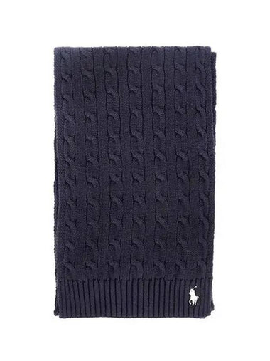 Muffler WC0525 411 Pony Cable Knit - POLO RALPH LAUREN - BALAAN 1