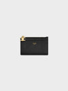 Women s Card Wallet Zipper Holder Triope Charm In Grain Calfskin 10M083FVO 38NO - CELINE - BALAAN 1