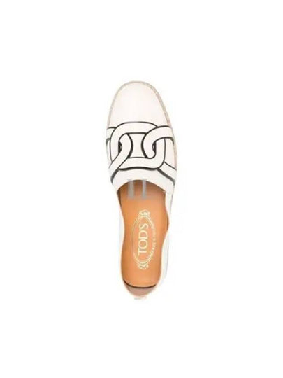 Women's Leather Kate Slip-Ons White - TOD'S - BALAAN 2