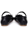 Women's Logo Leather Ballerinas Black - MIU MIU - BALAAN 5