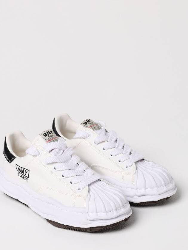 Blakey OG Sole Canvas Low Top Sneakers White - MAISON MIHARA YASUHIRO - BALAAN 3