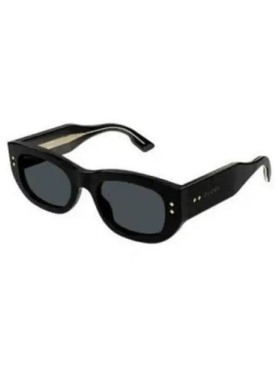 Rectangle Acetate Sunglasses Black - GUCCI - BALAAN 2