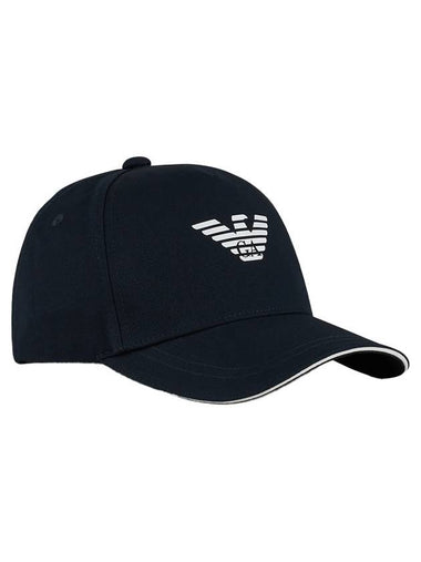 Eagle Logo Ball Cap Navy - EMPORIO ARMANI - BALAAN 1