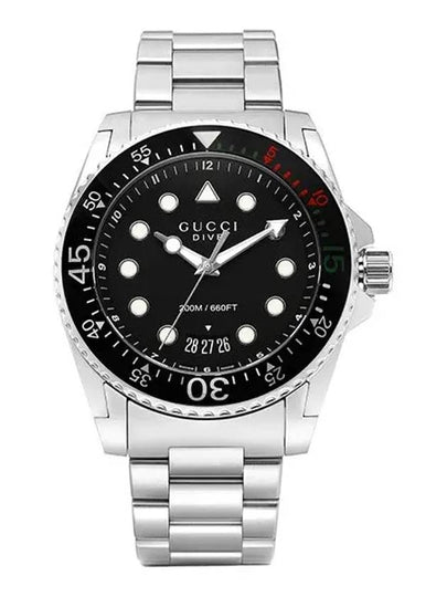 Dive Metal Watch Black Silver - GUCCI - BALAAN 2