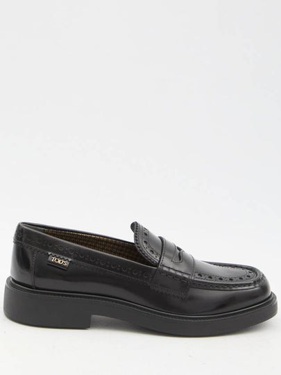 Mocassino Patent Leather Loafer Black - TOD'S - BALAAN 2