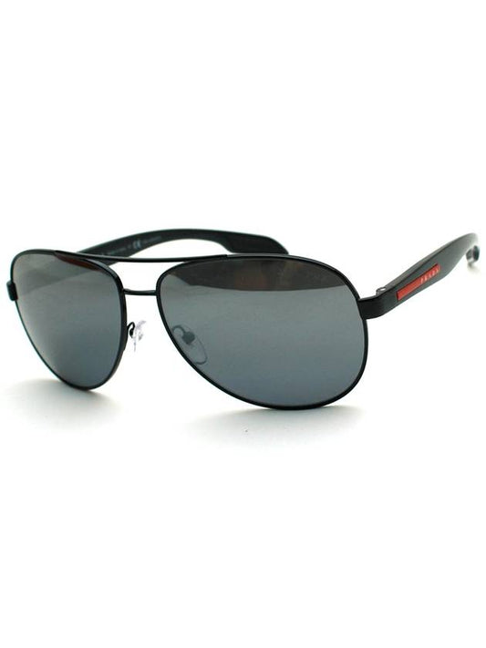 Eyewear Polarized Round Sunglasses Black - PRADA - BALAAN.
