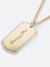 Chain Logo Necklaces Gold - DIOR - BALAAN 3